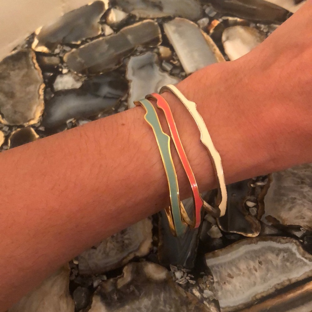 Stella&Dot Enamel Bangle Set